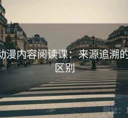 age动漫内容阅读课：来源追溯的关键区别