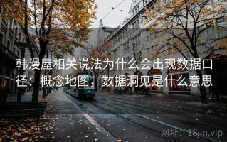 韩漫屋相关说法为什么会出现数据口径：概念地图，数据洞见是什么意思