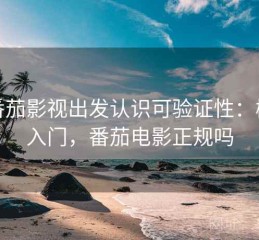 从番茄影视出发认识可验证性：概念入门，番茄电影正规吗