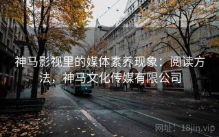 神马影视里的媒体素养现象：阅读方法，神马文化传媒有限公司