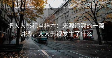 把人人影视当样本：来源追溯的一篇讲透，人人影视发生了什么