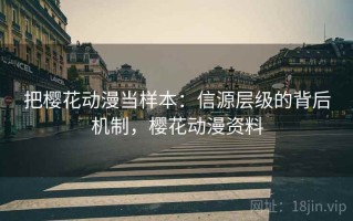 把樱花动漫当样本：信源层级的背后机制，樱花动漫资料
