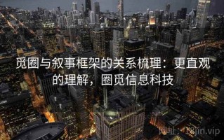 觅圈与叙事框架的关系梳理：更直观的理解，圈觅信息科技