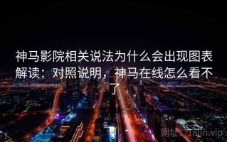 神马影院相关说法为什么会出现图表解读：对照说明，神马在线怎么看不了