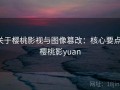 关于樱桃影视与图像篡改：核心要点，樱桃影yuan