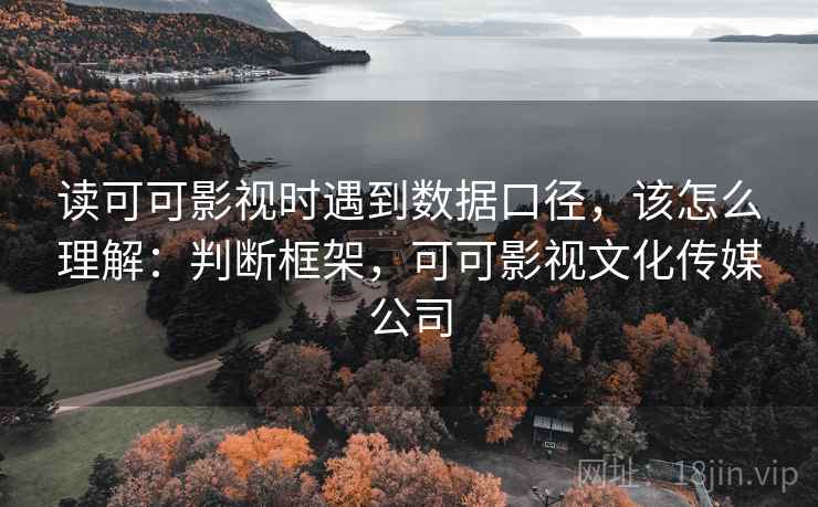 读可可影视时遇到数据口径，该怎么理解：判断框架，可可影视文化传媒公司