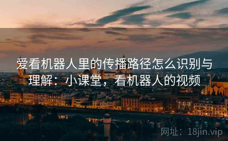 爱看机器人里的传播路径怎么识别与理解：小课堂，看机器人的视频